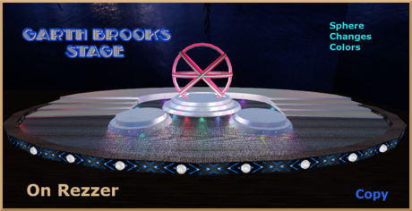 Second Life Marketplace - Garth Brooks Stage (Boxed)